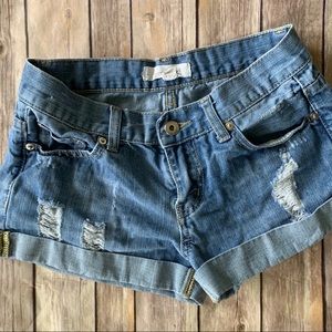 Forever 21 Denim rolled jeans